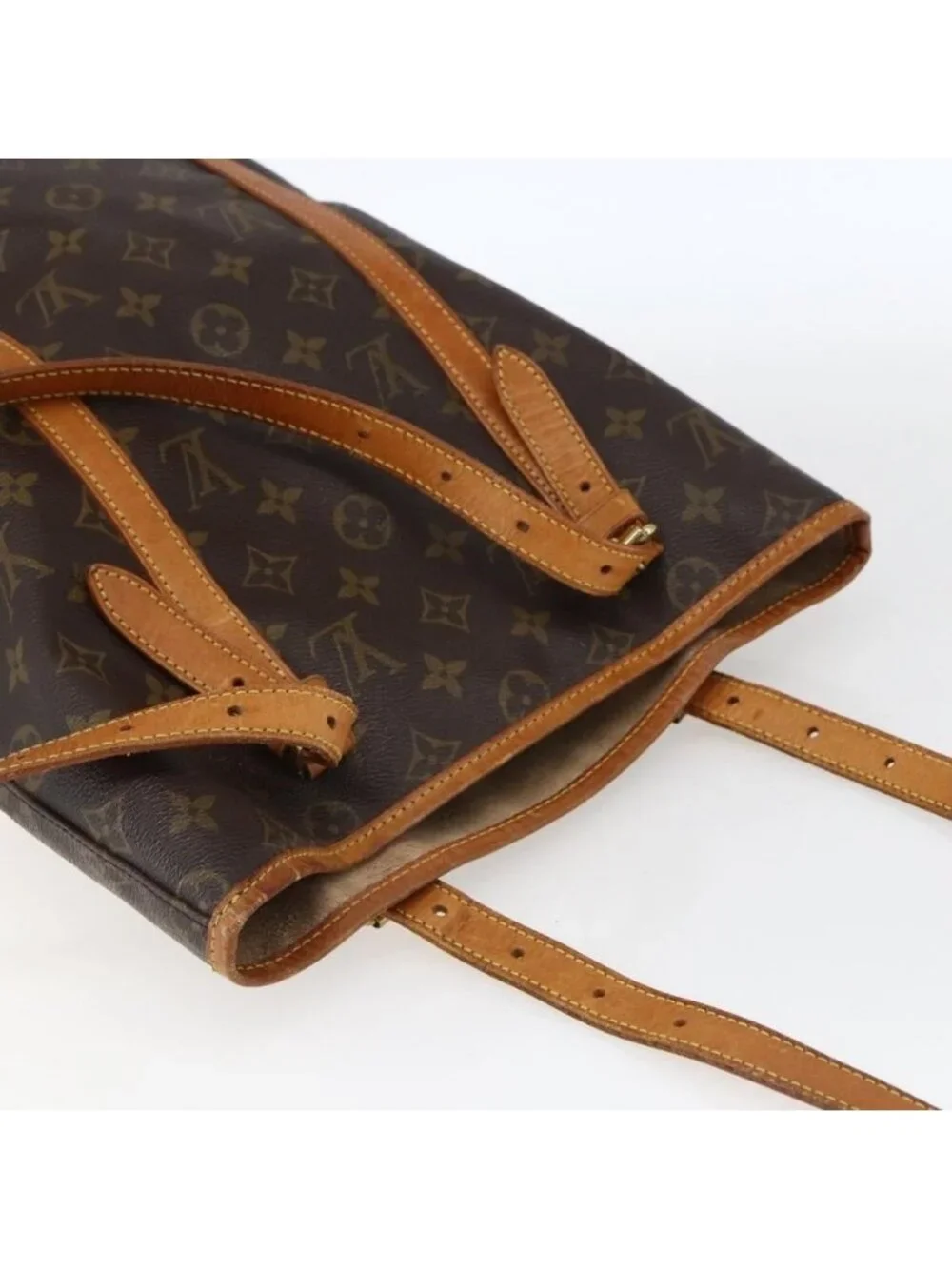 Authentic LOUIS VUITTON Monogram Bucket GM Shoulder Bag M42236 LV